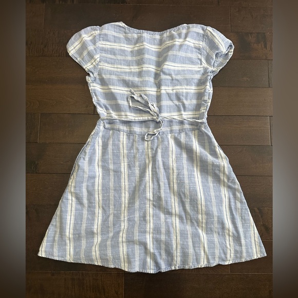 Abercrombie & Fitch Striped Dress in Blue & White Size Small Petite - Picture 4 of 5